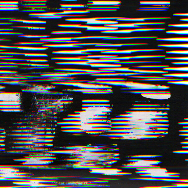 Abstract scanned digital pixel noise glitch background - Photo, Image