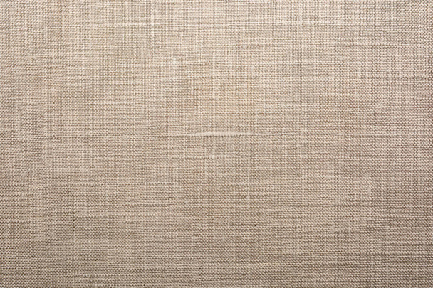 Texture of natural linen fabric - Fotoğraf, Görsel