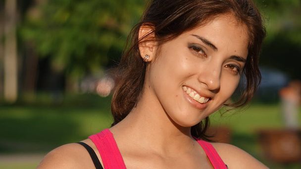 A Latina Female Smiling - Photo, Image