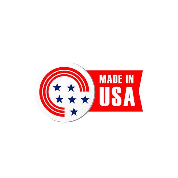 Векторная иконка под флагом США
 - Вектор,изображение