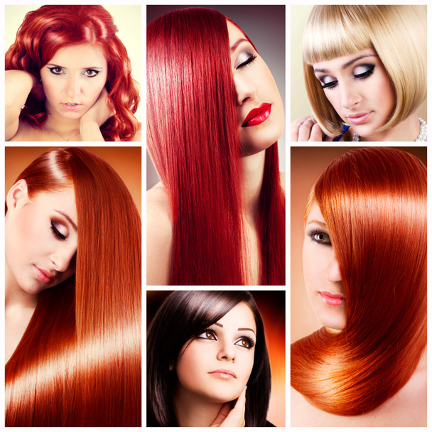 Hair collage - Photo, Image