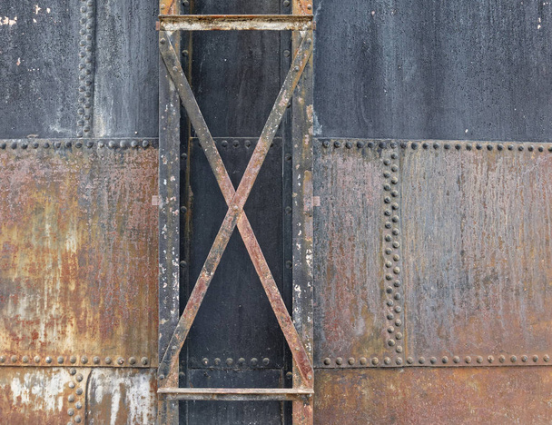 rusty industrial construction detail - Photo, Image