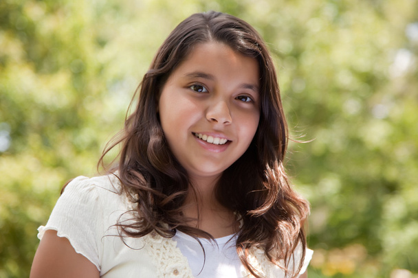 Cute Happy Hispanic Girl - Valokuva, kuva