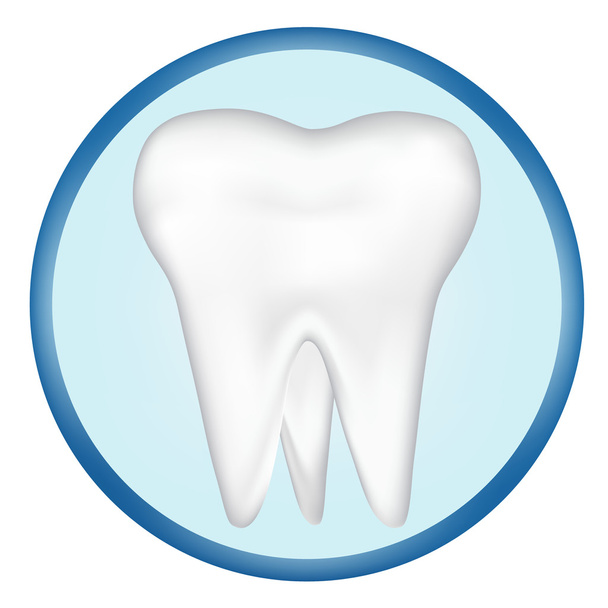 Simple tooth design element. vector mesh illustration - Vecteur, image