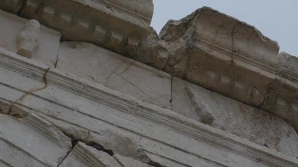 Gateway arches in archaeological site of Sagalassos in Turkey, - Materiał filmowy, wideo