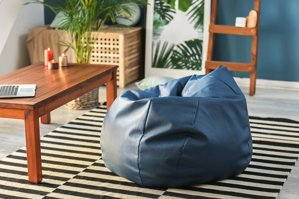 Beanbag chair in interior of room - Photo, Image