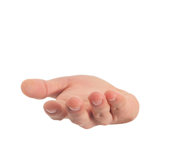 Close-up de apresentação de mão humana
 - Foto, Imagem