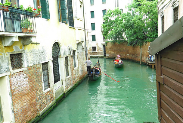 View of Venice, 12:45 p.m .; August 17, 2.018; Italy, Europe - Foto, Bild