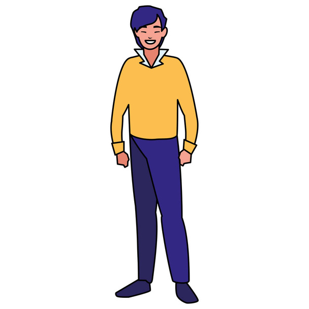 mladý muž avatar postava - Vektor, obrázek