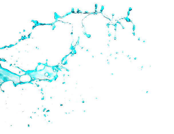 Splash του νερού σε λευκό φόντο - Φωτογραφία, εικόνα