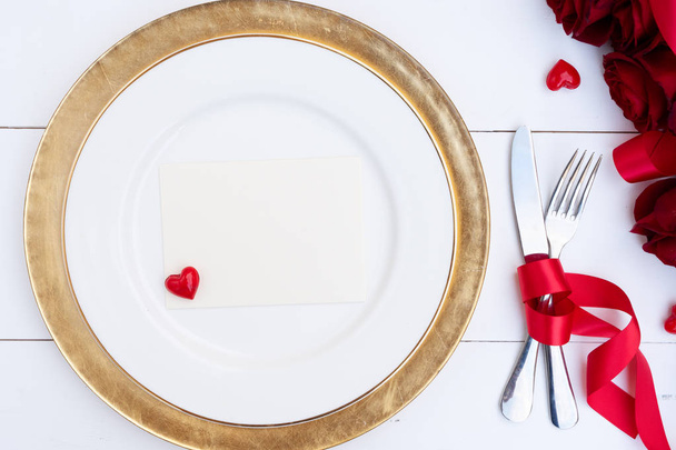 Valentines Day Dinner - Zdjęcie, obraz