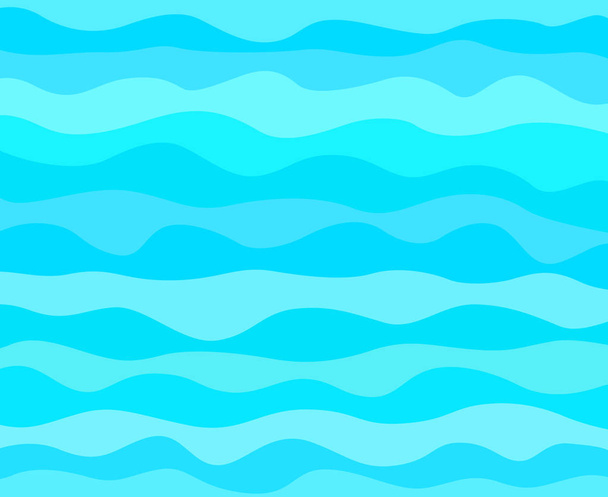 線と色のパターン。表面の抽象的な航海の壁紙。ウェーブのかかった海の背景。色とりどりのテクスチャです。装飾的な背景 - ベクター画像