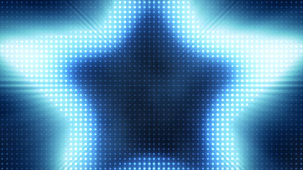 Ilustración brillante de la estrella del tablero de luces parpadeantes 3d fondo
 - Foto, imagen