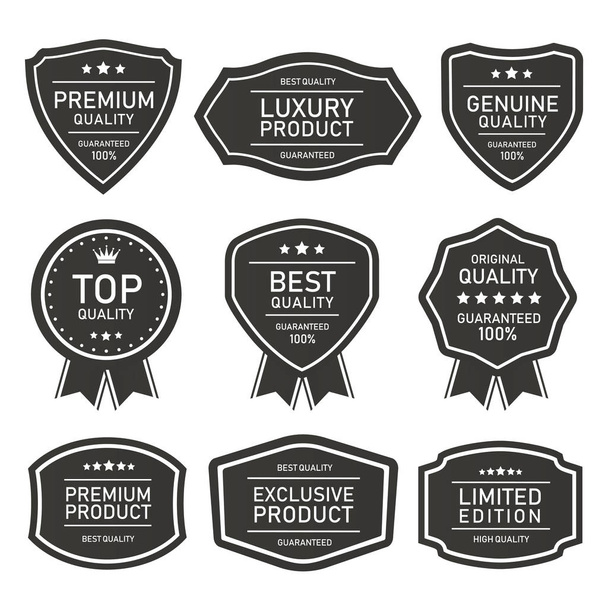 set of vector badges and  labels of quality product - Vector, Image