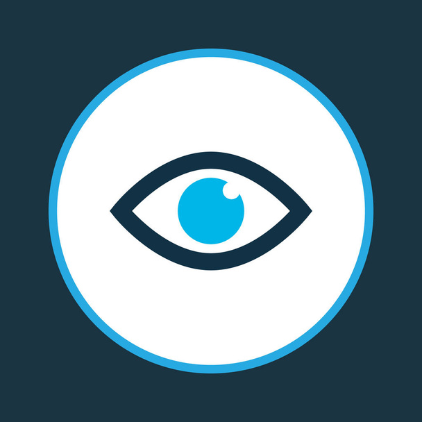 Eye icon colored symbol. Premium quality isolated view element in trendy style. - Photo, Image