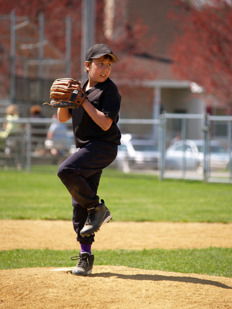 Little league pitcher - Photo, Image