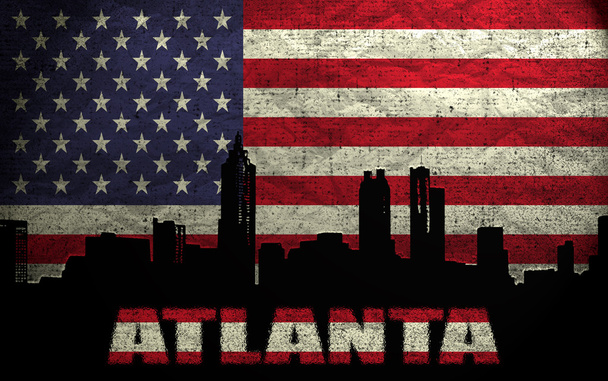 Blick auf die Stadt Atlanta - Foto, Bild