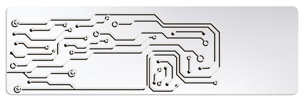 banners web de circuito techno. Ilustración vectorial EPS10
 - Vector, Imagen