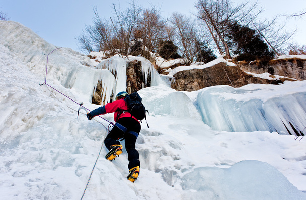 Ice climber - Foto, afbeelding
