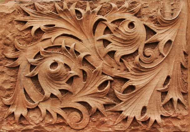 Ornate Wall Stone Carving - Photo, Image