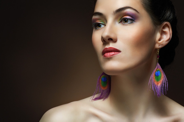 colorful makeup - Φωτογραφία, εικόνα