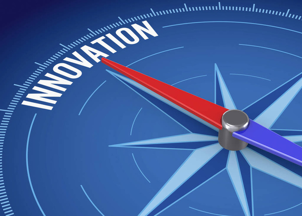Aller à Innovation, illustration 3D de la navigation
 - Photo, image