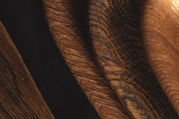 Wood texture. Lining boards wall. Wooden background pattern. Show growth rings - Foto, Bild