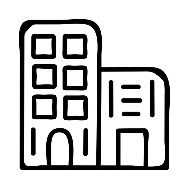 Hotel, building  icon, vector illustration  - ベクター画像