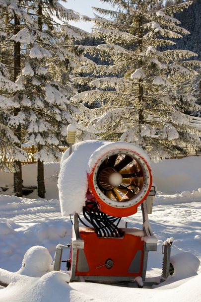 sneeuw kanon - Foto, afbeelding