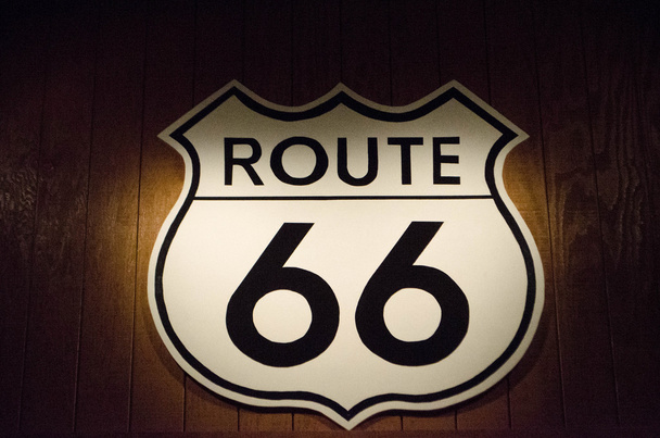 Retro Route 66 Schild - Foto, Bild