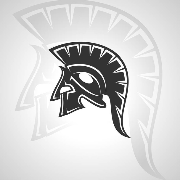Spartan Silhouette Symbole Image vectorielle
 - Vecteur, image