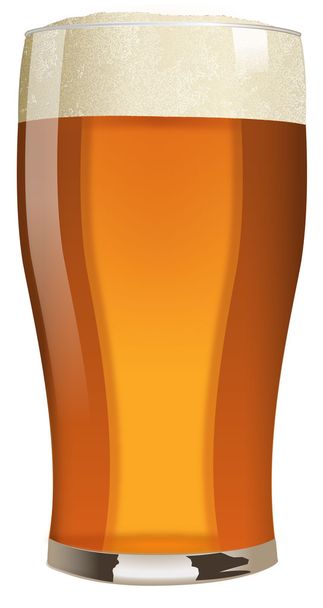 Pint of beer - Vector, Image