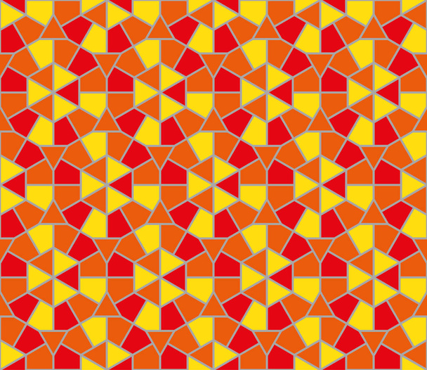Arabisch ronde kleurrijke sieraad naadloze patroon. Mozaïek cirkel vintage achtergrond. Vector- en illustratie - Vector, afbeelding