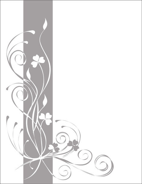 Flower background, vector - Vector, afbeelding
