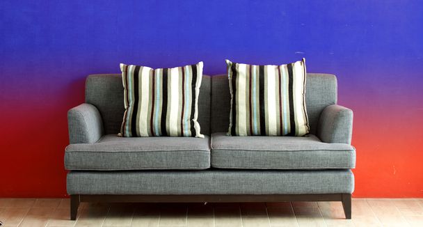 gray sofa - Photo, Image