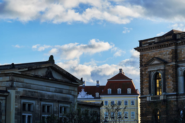 Landmarks of Saxony Germany - elegant baroque city Dresden, popular touristic attraction - Foto, immagini