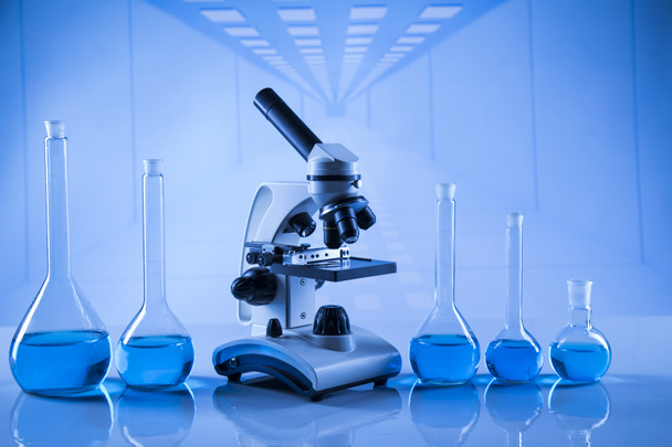 Science experiment,Laboratory equipment, Development background - Photo, image