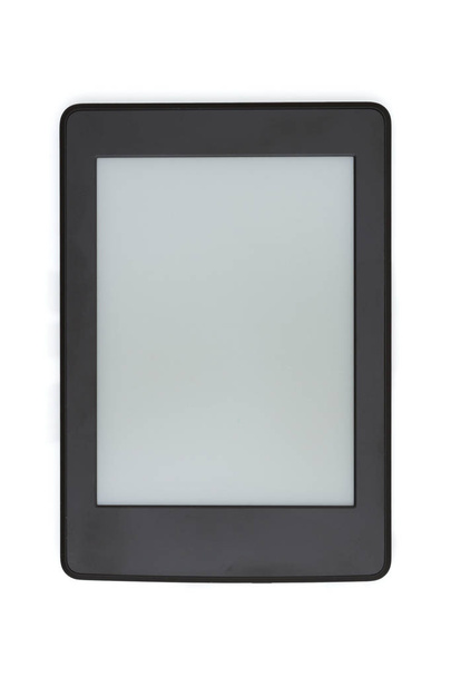 A blank e-reader isolated on desk that you can use as a mock up for your message - Foto, Bild