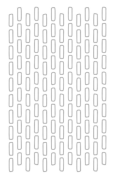 Διάνυσμα απομονωμένες γραμμή μοτίβο κάθετη τοίχος τούβλο κεραμίδι - Διάνυσμα, εικόνα