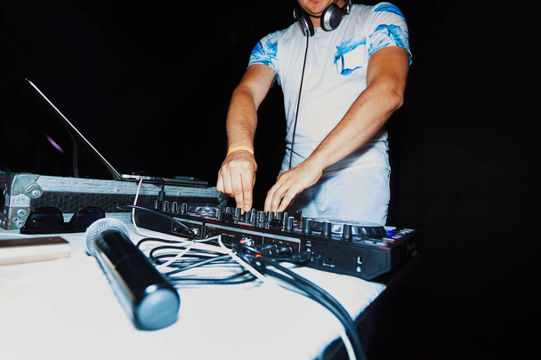 DJ hands realistic on party - Fotó, kép
