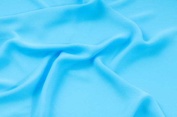 blue silk texture - Photo, Image