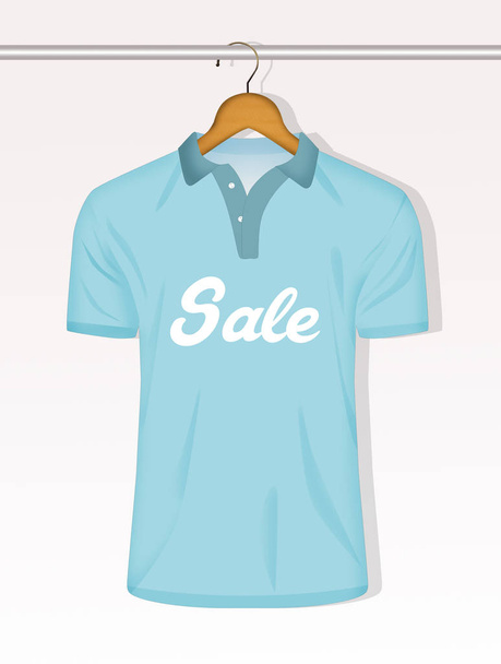 illustration of t-shirt for sale - Foto, Bild