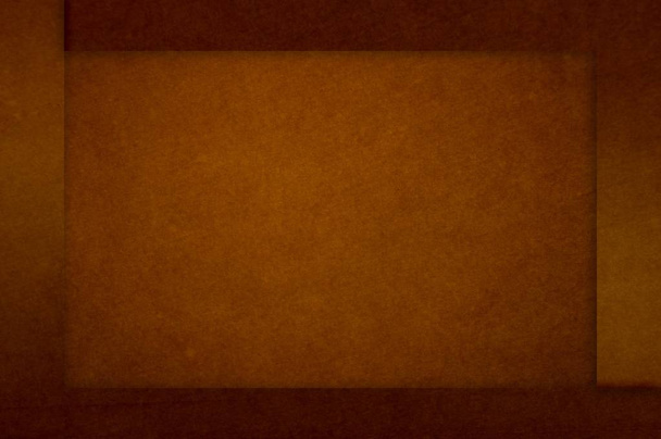 art grunge brown color abstract pattern illustration background - Photo, Image