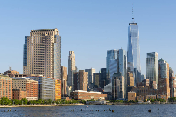 Manhattan skyline in New York City - Фото, зображення