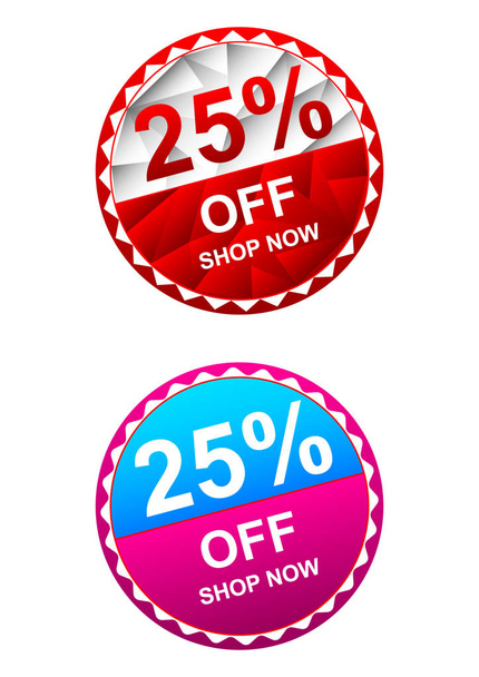Set Sale and special offer tag - Vector, Image