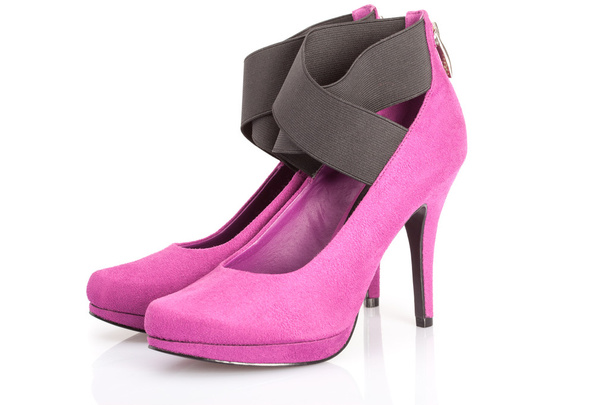 rózsaszín magassarkú cipő - Fotó, kép