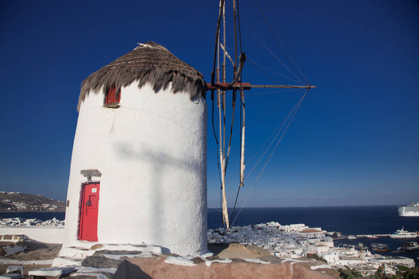 mulino a vento Bonis Mykonos Grecia - Foto, immagini