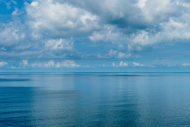 Landscape of ocean with clouds sky - Fotoğraf, Görsel