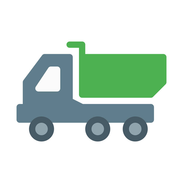 Dumper Truck Service icona, semplice illustrazione vettoriale
 - Vettoriali, immagini