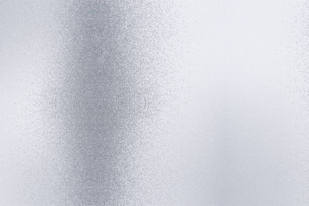 Textur von Kratzern auf altem weißem Metallic-Boden, abstrakter Hintergrund - Foto, Bild